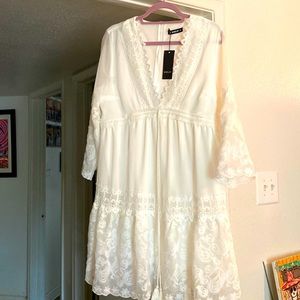 I bought this for my wedding and decided on a different dress.